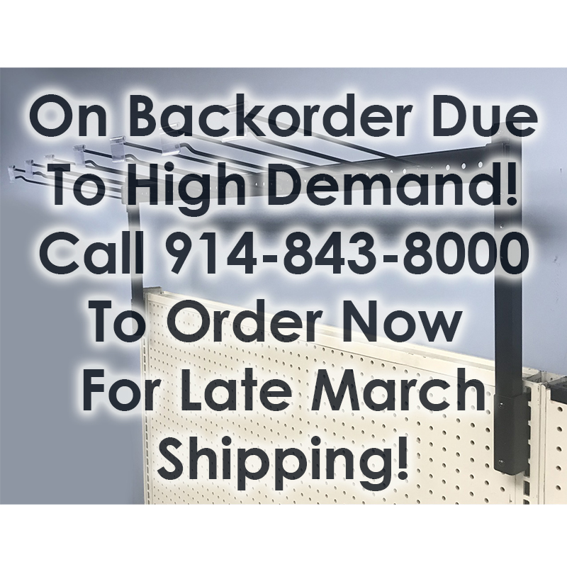 Peg Bar Extender For Gondola Uprights