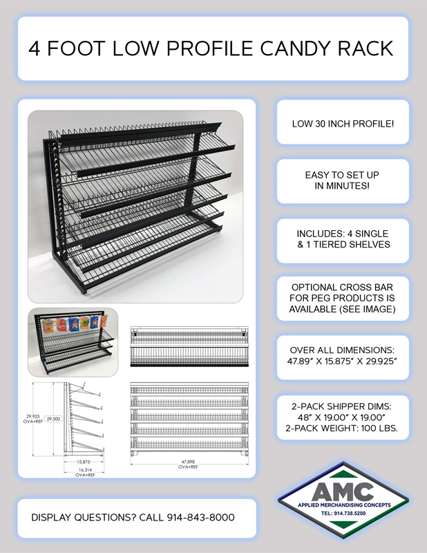 Low-Profile Bread Rack - JSI Store Fixtures, an LSI Company