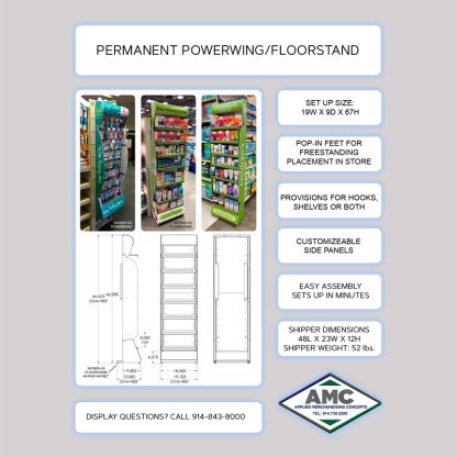 Permanent Powerwing/Floorstand