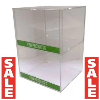 Acrylic Open Back Unit, 2 Tier