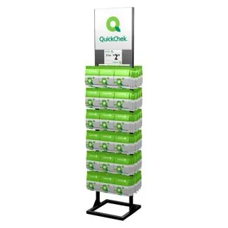 This high-quality two sided Candy Rack is designed to display a wide variety of candy and snacks, with two sides for maximum visibility and easy access.