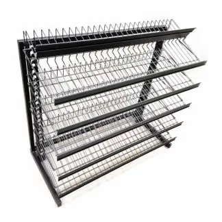 Candy Rack 30 inch Low Profile 3 FT hight, black 5 shelves
